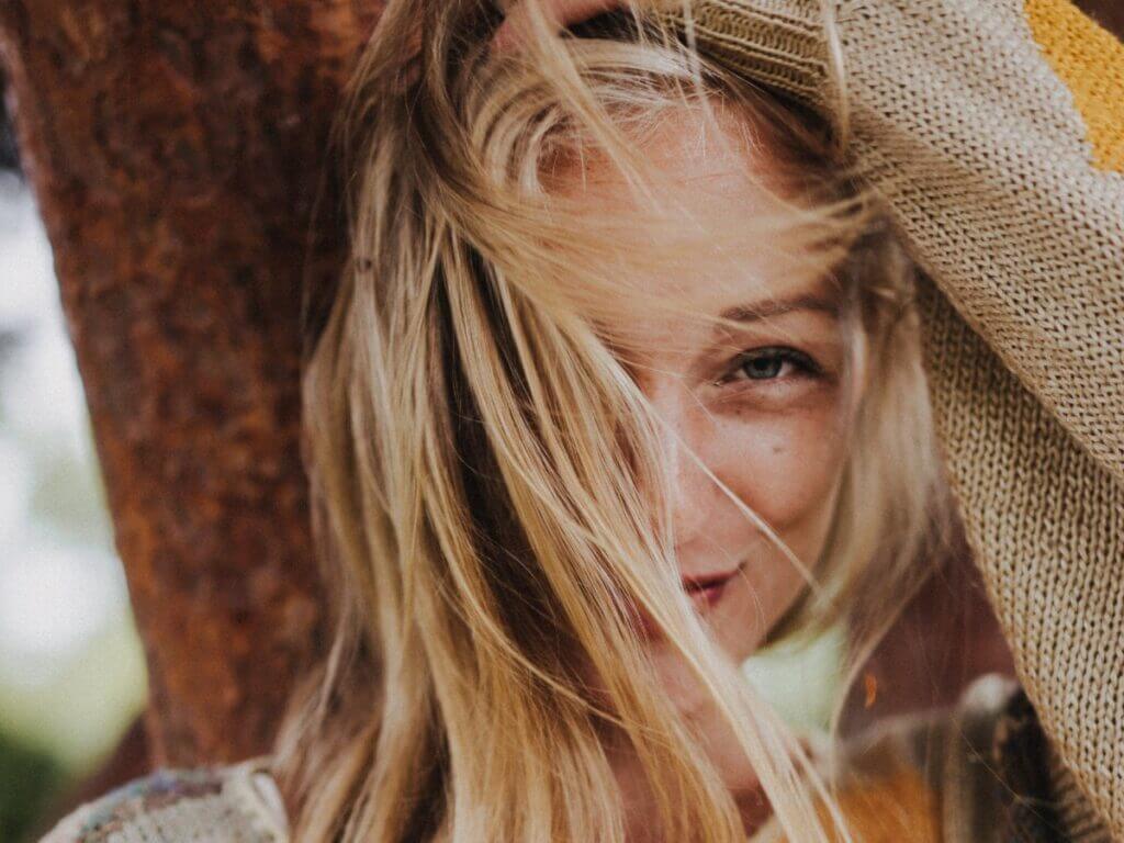 Beautiful girl watching