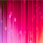 Varying colours denoting the spectrum of light